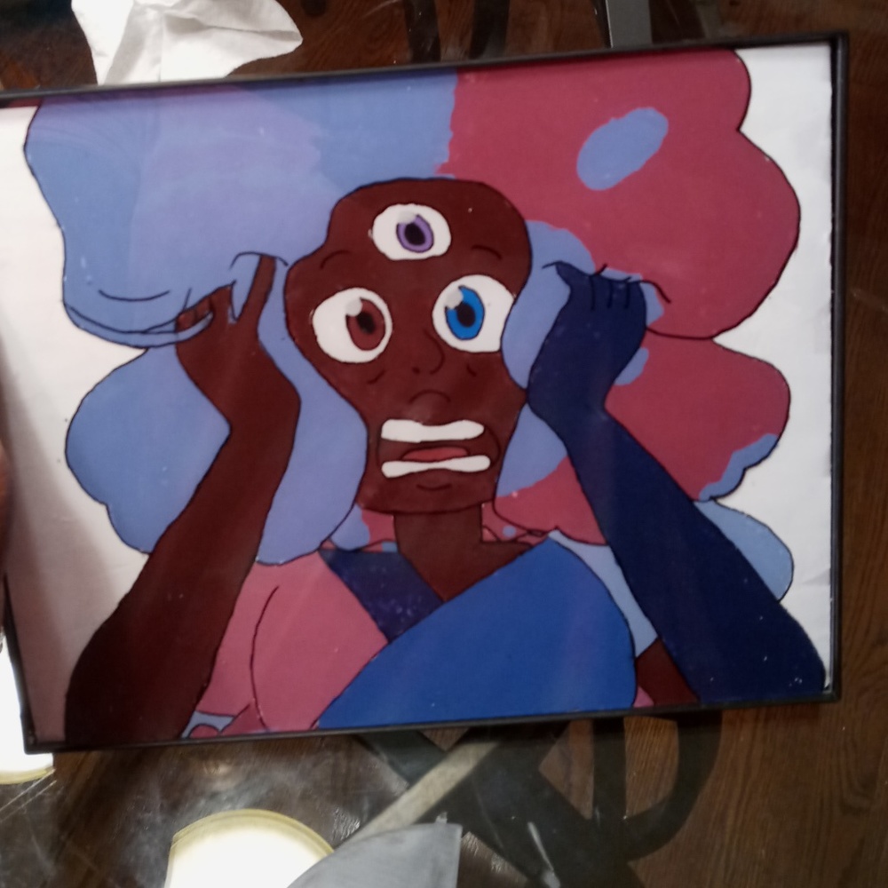 Steven universe glass painting custom